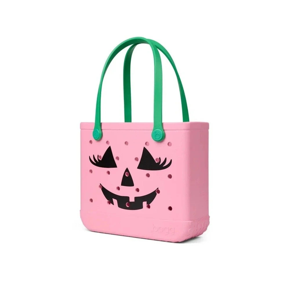 BABY Bogg Bag Bogg-O-Lantern Halloween Pumpkin PINK Tote NEW 15x13